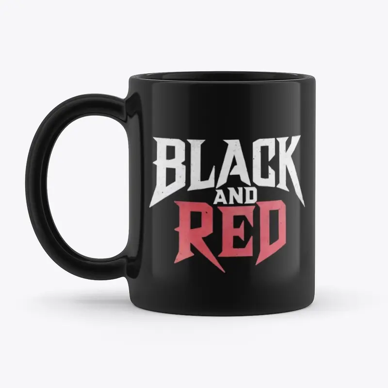 BLACK AND RED Logo